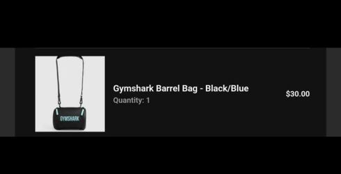 *BRAND NEW* Gymshark Barrel Bag with Gym Accessories