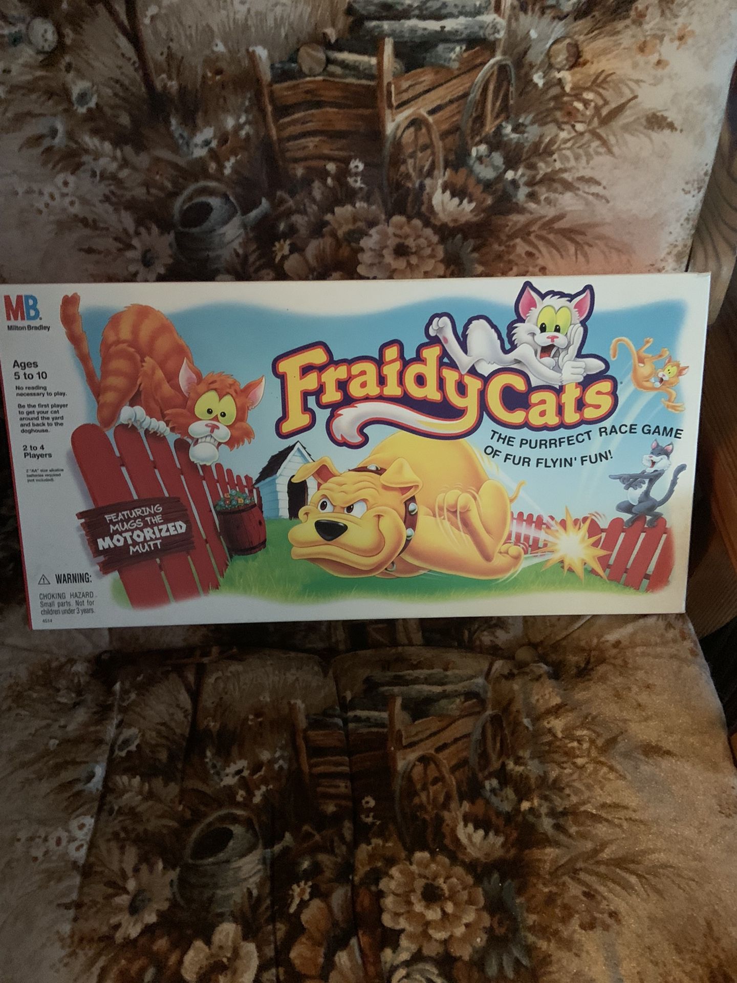 Board Game. Vintage 90s…. Fraidy  Cat 3D Game New  Never Played 