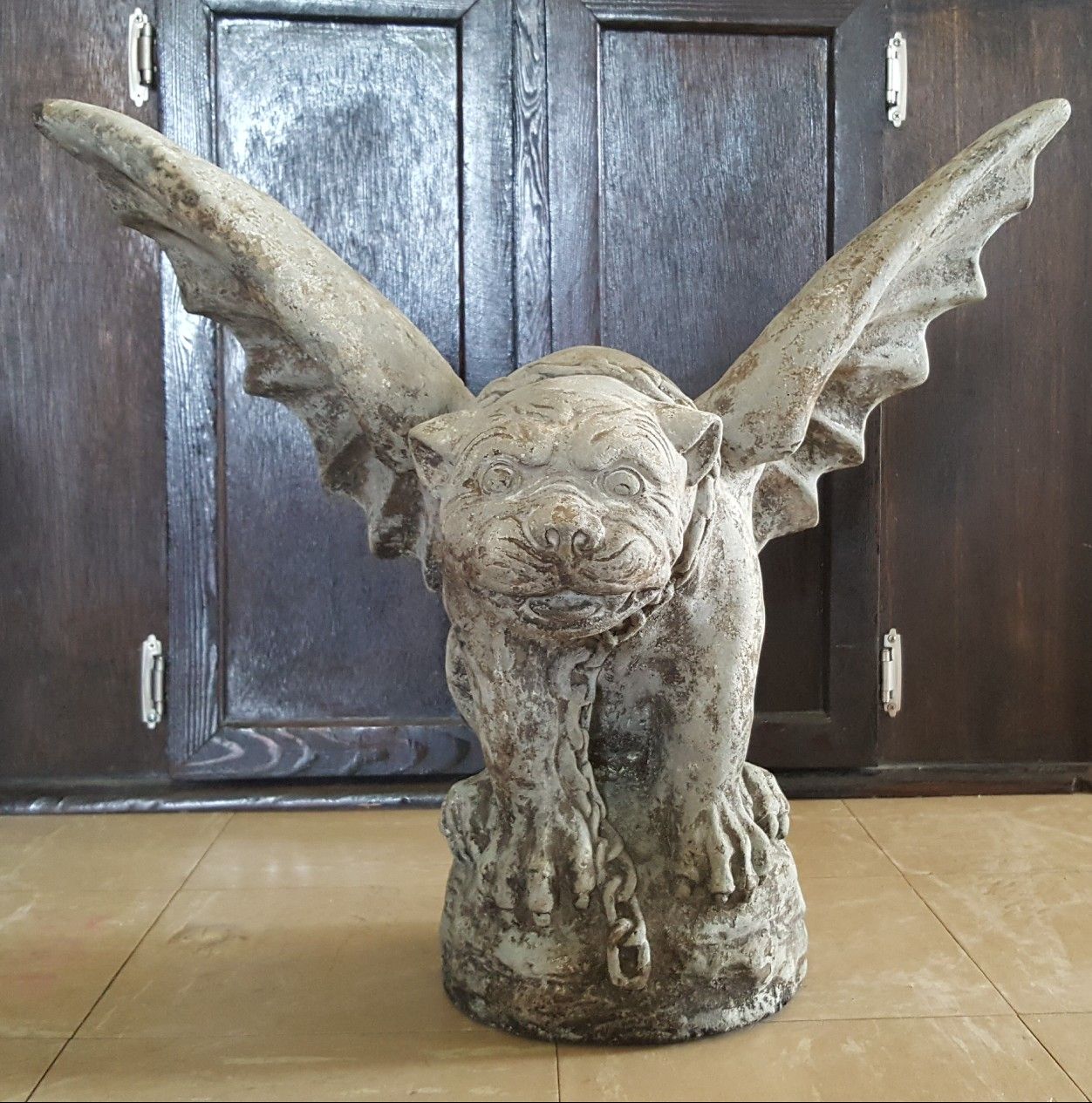 Gargoyle Bulldog Statue