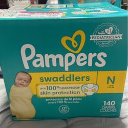 Pampers Swaddlers Size Newborn 140 