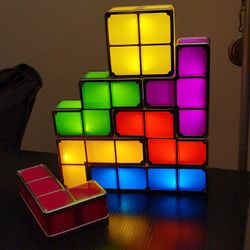 Tetris Lamp Customizable Blocks