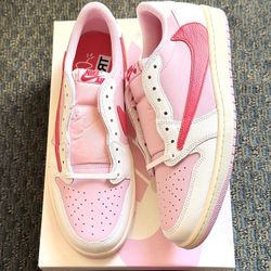 Jordan 1 Retro Low OG SP “Travis Scott Sail Tropical Pink”