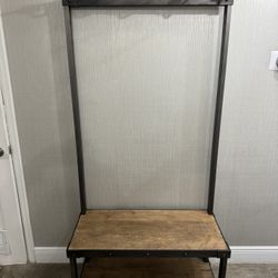 RH Coat Rack Bench