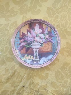 Beautiful Lilacs And Lace Plate. Number Ha -1023.