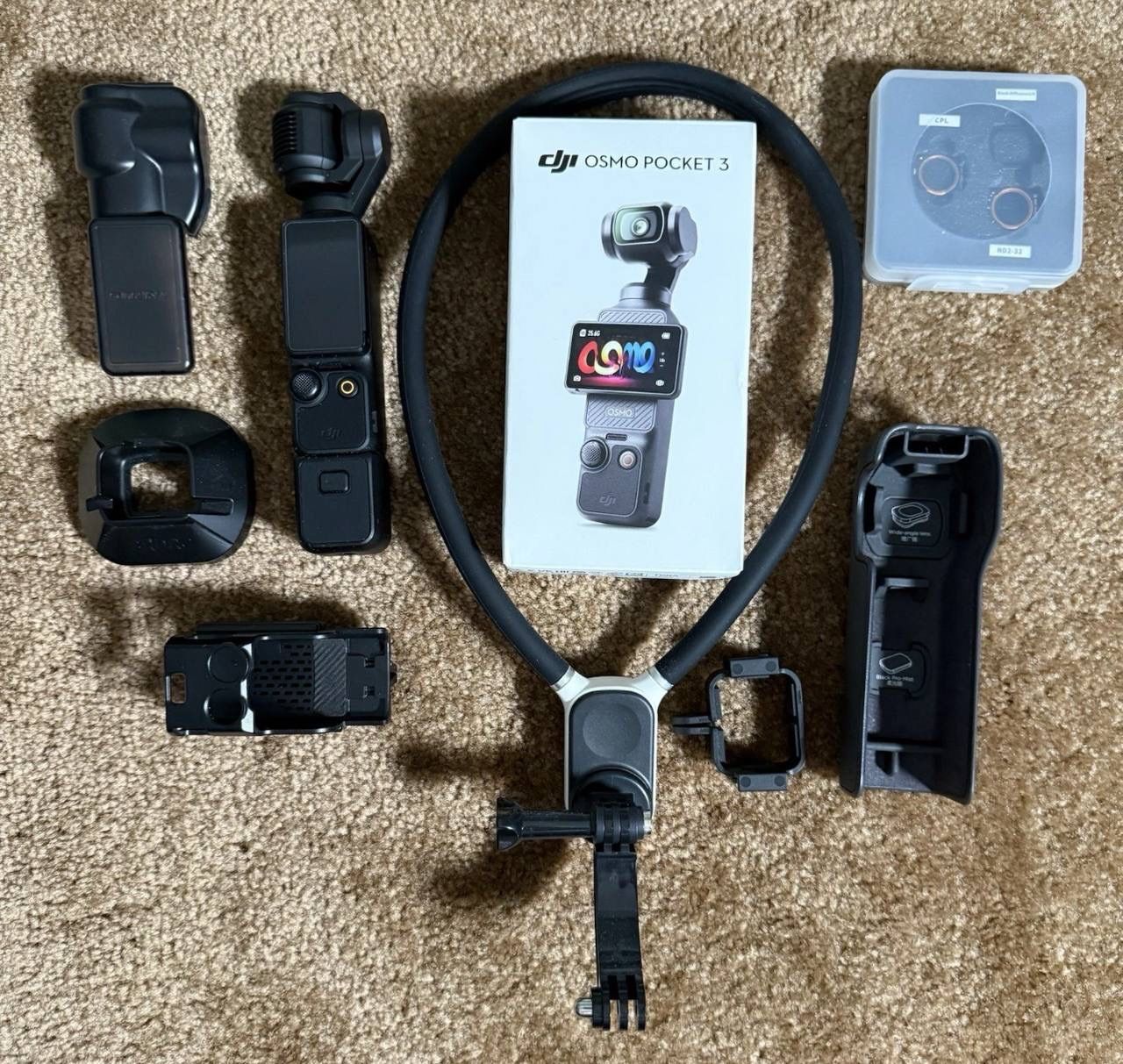 DJI Osmo Pocket 3 With Lenses, ND Filters MINT condition, used once many extras!