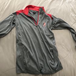 SDSU Gray Quarter-Zip Pullover Sweatshirt – San Diego State University