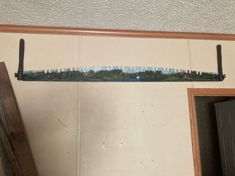 Hand painted crosscut saw