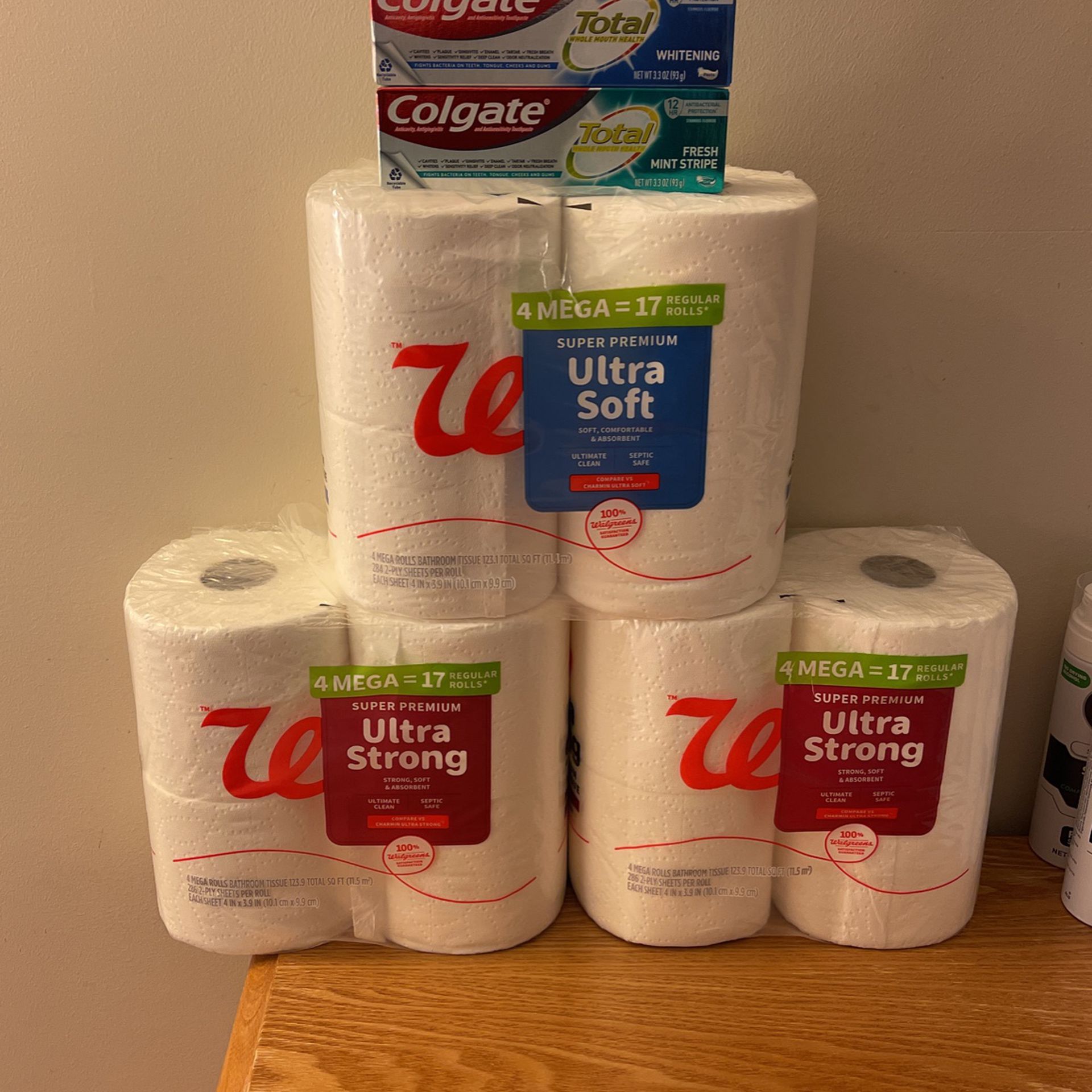 Toilet Paper/ Toothpaste Bundle 