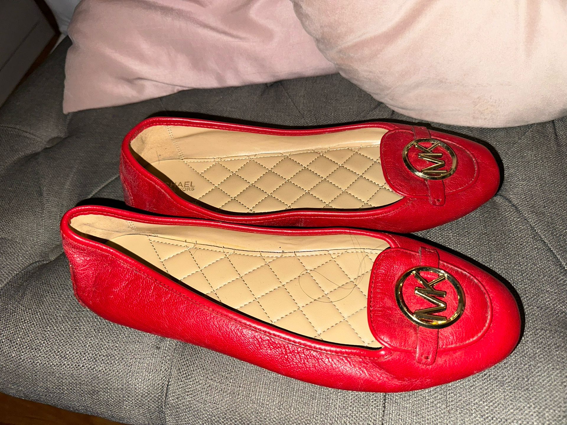 Michael Kors red Flat Shoe