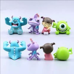 Monsters Inc Mini Figure Set of 4