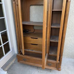 Oak Armoire 