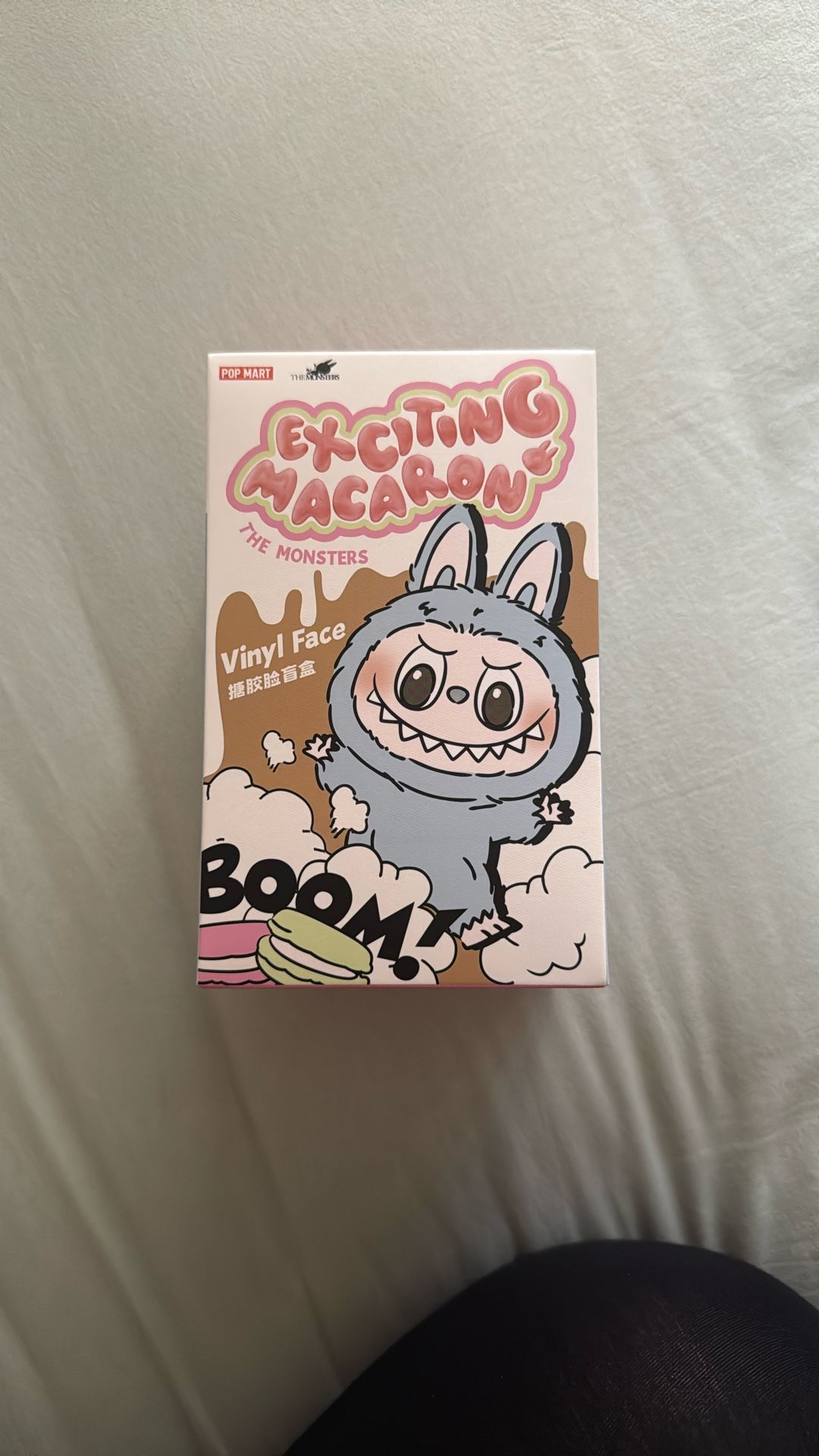 Pop Mart Labubu The Monsters Exciting Macaron Vinyl Plush Pendant Single Blind Box