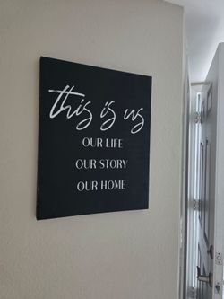 This Is Us Decorative Wall Sign