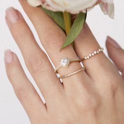 Women’s Anniversary 925sterling Silver Ring 5AAAAAcubic Zirconia Ring