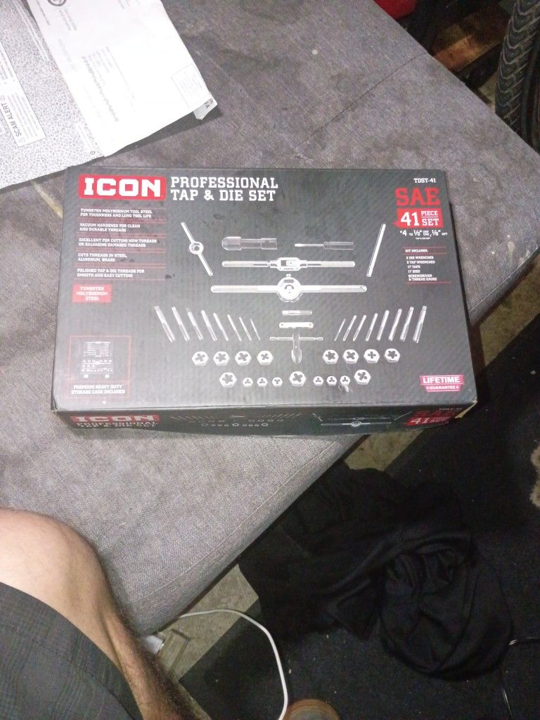 Icon Professional Tap And Die Set 