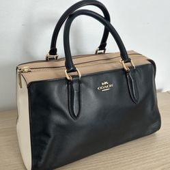 Coach x Selena Gomez Limited Edition Leather Satchel Authentic 