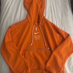 Women’s Nike orange WNBA oversized crop hoodie