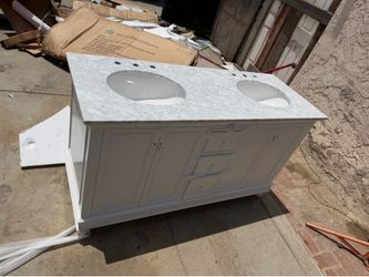 Brand new vanity double sink