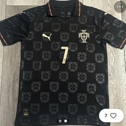 Soccer  Ronaldo Portugal adults player version special edition black kids and adults player version Jerseys jersey Ronaldo futbol Portugal 🇵🇹 Messi 