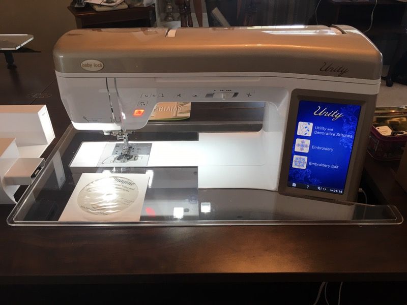Baby Lock Unity sewing & embroidery machine, Baby Lock Imagine Serger