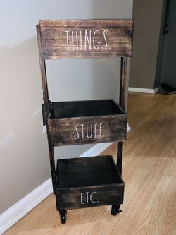 Rae Dunn cart
