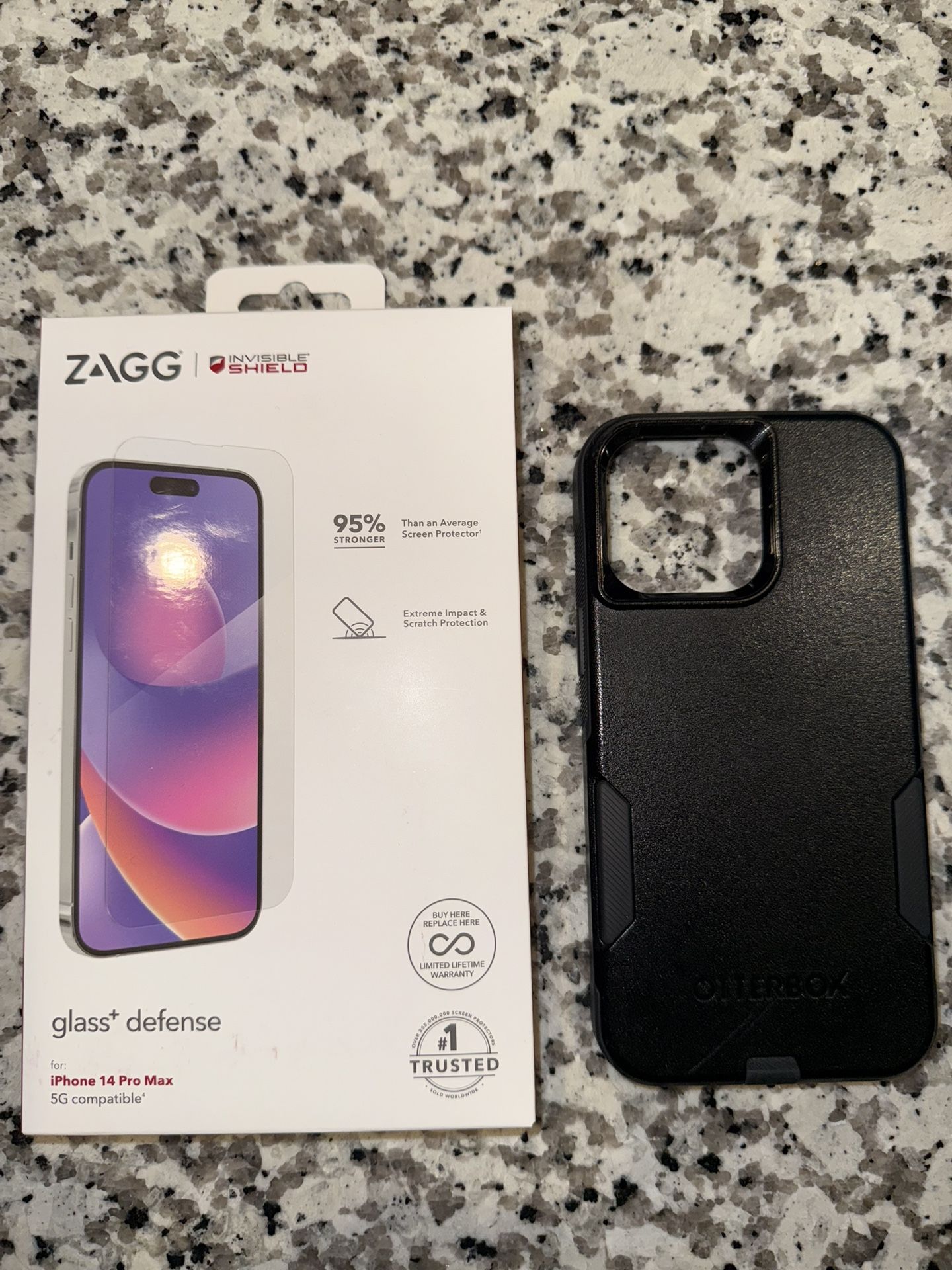 iPhone 14 Pro Max Otterbox & Temper Glass Protector