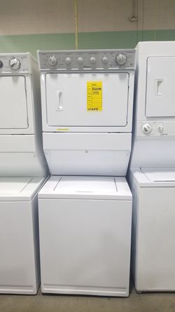 Whirlpool 27x72 washer/dryer electric stackable