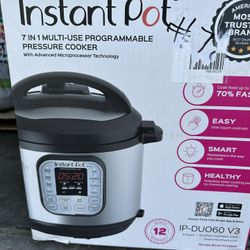 Instant Pot 7 in 1 multi use,6qt