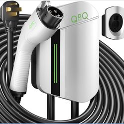 QPQ Level 2 EV Charger 48Amp 240V 25FT Cable EV Chargers for Home Level 2