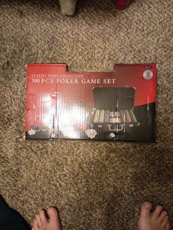 300 Piece Poker Game Set Brand New Never Opened