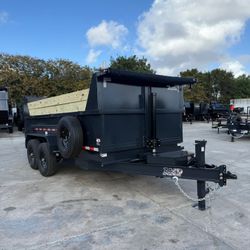 AMP 7x14 Buildable Side Dump Trailer 14k