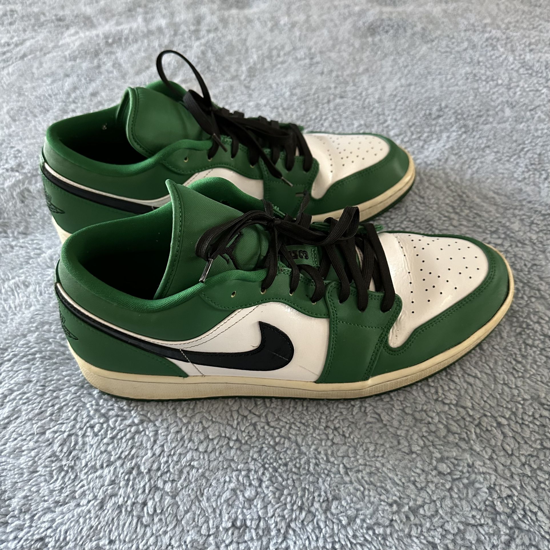 Nike Air Jordan 1 Low Pine Green/Black-White – Size 13 – 2019 