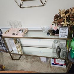 Glass Entry Way Table