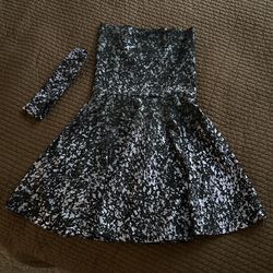 American Apparel Skirt Matching Top And Headband