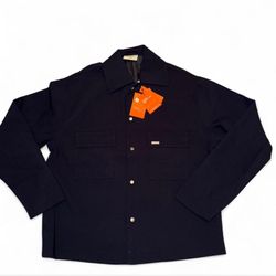 Navy blue YoungLa long sleeve dress suit top 