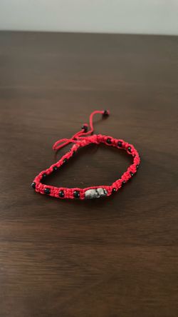 Red elephant charm bracelet