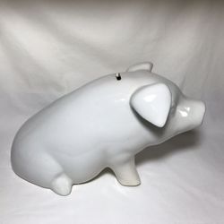 Porcelain Piggy Bank.