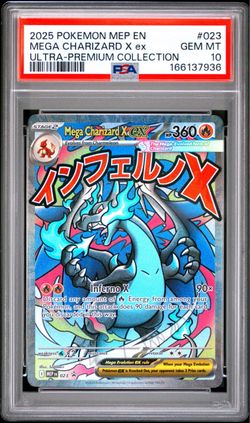 2025 Mega Charizard X Ex PSA 10