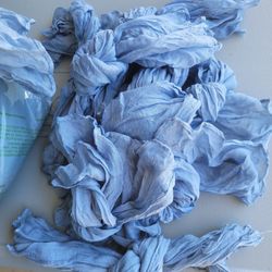 100 Cheesecloth Blue Napkins 
