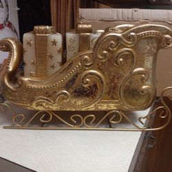 Christmas Sleigh Candles