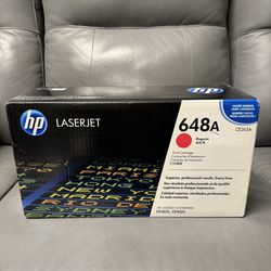 HP LaserJet 648A Magenta Toner (CE263A) – New / Sealed