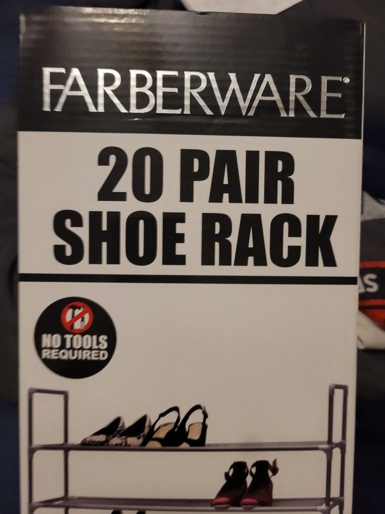 Farberware 20 pair shoe rack new arrivals