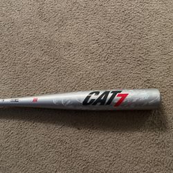 Marucci CAT7 Silver -3 BBCOR Baseball Bat, 2 5/8" Barrel, 32"/ 29 oz
