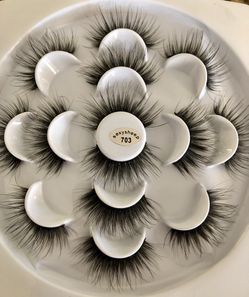 Mink eyelashes! 7 pairs.