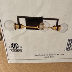 Brand New In The Box Bathroom Sconce