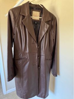 Genuine Leather Women’s Coat – Covington Outerwear – Size S