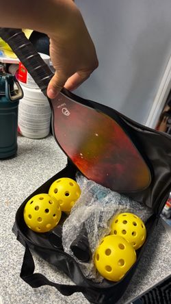 Pickleball Paddle Set with Balls and Bag