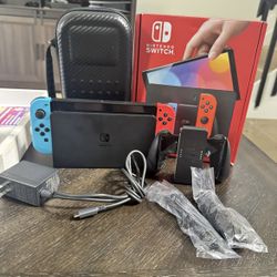Nintendo Switch Oled For Sale With “FREE” Screen Protector, Case, Memory Card & Game Cartridge