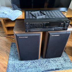 JVC Receiver And Cerwin Vega Speakers