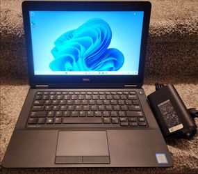 Dell Latitude E5270 12.5" Laptop Core i5-6300U 2.40GHz 500GB HD 8GB Ram Win 11 Pro